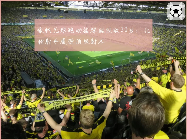 张帆无球跑动接球就投砍30分，北控射手展现顶级射术